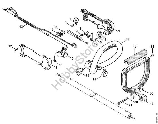 Impugnatura, impugnatura ad archetto FC 100, FC 110 FC 110 brand Stihl